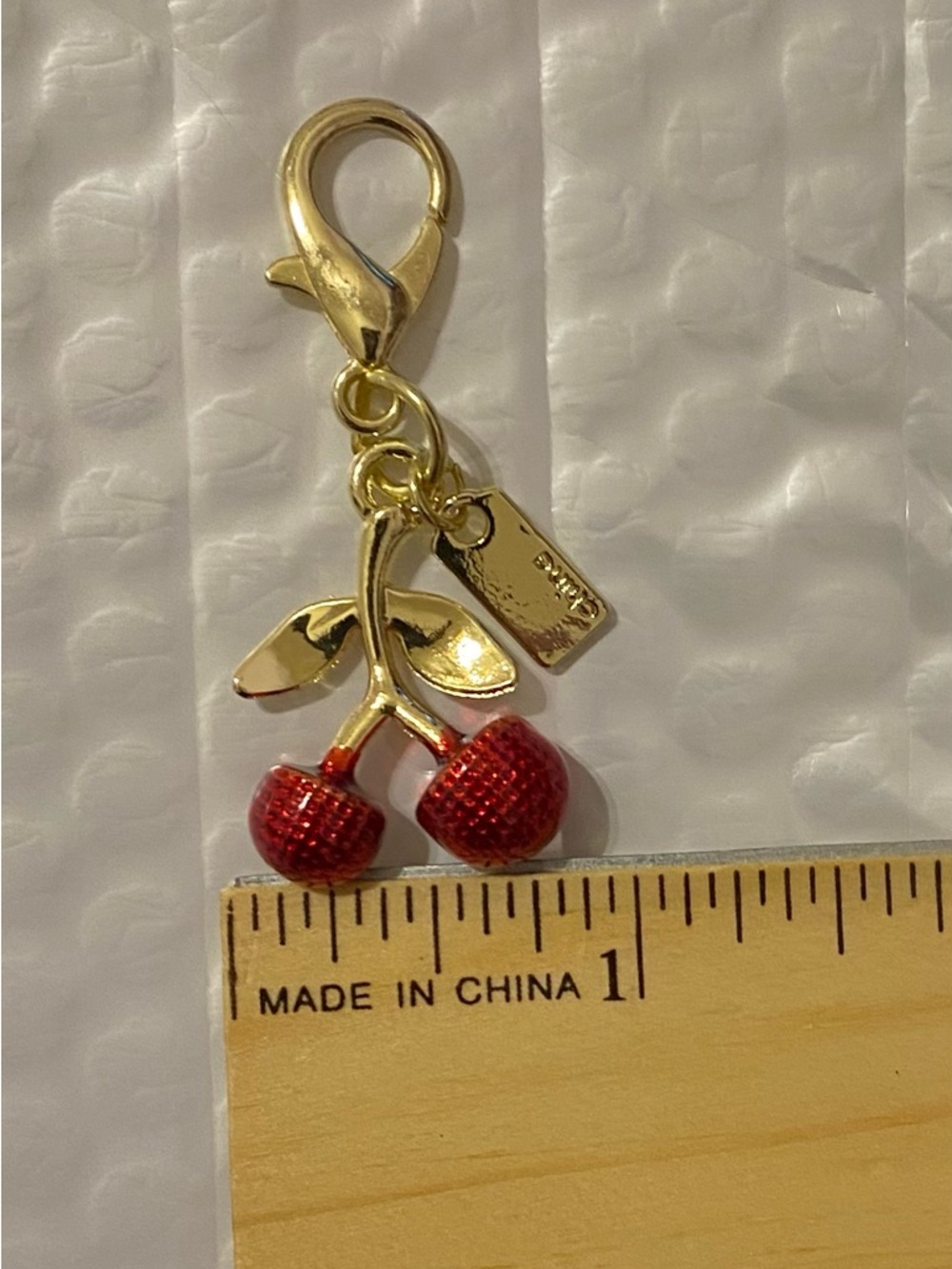 Red Cherry Keychain - Picture 4 of 5